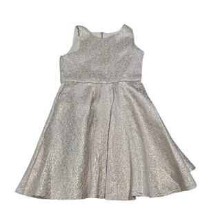 GB Girls Shimmering Gold fit & flare Formal holiday Dress size 16